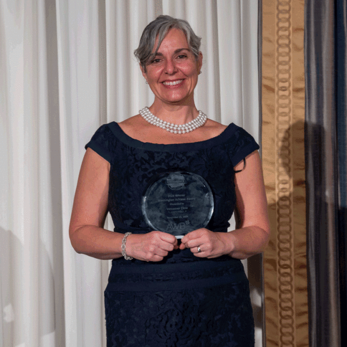 Vancouver Clinic Board Chair Dr. Keren Rosenblum accepts Award